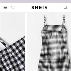 Black and White checkered dress